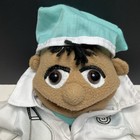 Melissa   Doug Doctor Puppet Surgeon Dr Vet No Wooden Rod Plush Handpuppet