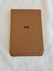 Vintage Ibm Think Notepad With Paper Brown Pocket Size Office New York 