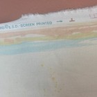 Vtg Upholstery Fabric 5th Avenue Designs Abstract Watercolor Pastel 54  W X 104 