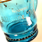Alliance Ohio Oh Antique Blue Depression Souvenir 1904 Mug Rare Glass Cup