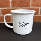 Arc teryx Enamel Cup White Coffee Mug X2