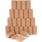 24 Pack Self-adhesive Cohesive Bandage Wrap 4  X 5 Yards - Elastic First Aid Tap