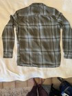 Vintage Hurley Mens Cotton Flannel Shirt Red Plaid  Size M