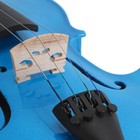 High Quality 4 4 Full Size Blue Acoustic Violin W  Case Bow Rosin For Sudents
