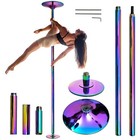 9 Ft Spinning Static Dancing Pole Kit With Extensions Fitness Dance Exercis