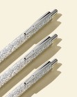 Luxury Bling Metal Ballpoint Pen Glitter Oil Flow Pens Office Stationery Gift