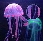 6 Pack Glow Jellyfish Floating Fish Tank Decorations Glowing Effect Silicone    