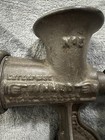 1888 Enterprise No  5 Tinned Cast Iron Meat Chopper grinder Hand Crank Handle