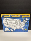 Melissa   Doug United States Wooden Puzzle With Capital And State Info On Back