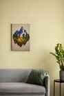 String Art Kit To The Mountains Diy Craft Kits Wooden Board String Art Pattern