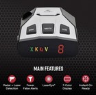 Cobra Marine 556184417 Cobra Rad 350  0180001-1  Laser Radar Detector - Long