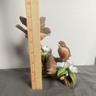 Royal Carlton Porcelain Robin Bird Figurine With Flowers By Arnart Imports