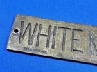 C 1915 Brass White Mountain Ice Box Badge 5 3 8  X 1 3 16 
