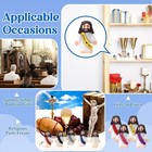 5 Pcs Mini Jesus Figures Bulk Little Jesus Figurines Tiny Miniature Dolls Fo Us