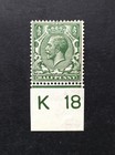 King George V Gb 1 2d Deep Green Sg 353 N14  2  Mh Well Centered Good Perfor  Vf