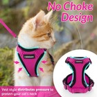 Rabbitgoo Cat Harness   Leash Escape Proof Adjustable Vest Reflective Breathable