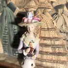 Antique German Half Doll Pincushion Holding Binoculars