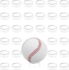 Wyn-mart 30 Pcs Ring Golf Ball Display Case 1 22 Inches Clear Baseball Holder   