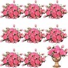 22 Hot Pink Silk Peony Bouquet Artificial Flowers Wedding Centerpiece Home Decor