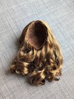 American Girl Truly Me 118 Wig B Golden Brown Curly Hair Doll Custom Replacement
