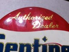 Vintage 1930 s - 40 s   Sentinel Radio Advertising   Art Deco Round Sign  9 5 