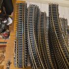 Vintage Atlas Ho Scale Train Tracks 49 Pieces  See Listing For Piece Description