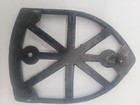 Antique Cast Iron Sad Iron Trivet   Rest     Primitive Farmhouse D  cor