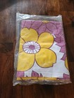 1970s Ideal Inflatable Flower Floatie Vinyl Mattress Pink Purple Yellow Flowers
