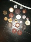 Lot Of 20 Cool Unique Fancy Vintage Buttons Anchor Square Iridescent Lot  4