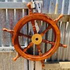 Boat Decor Finishing Nautical Handmade Wheel Wall Nautical Vintage Ship Wooden