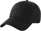 Cotton Baseball Cap Ball Dad Hat Adjustable Plain Solid Washed Men Washed Pc