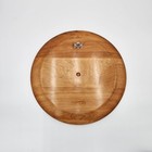 Vintage Wood Tray Hand Painted Dutch Girl Woodcroftery Upcycle Wall Folk Art 50s