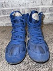 Vintage Asics Split Second Wrestling Shoes Men s Size 8 5 Blue Silver Jn602 High