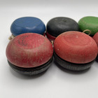 Vintage 1950s Duncan Wooden Genuine Beginner Yoyo Lot Black red Made In Usa Rare