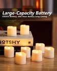 24 Pack Flameless Led Votive Candles Battery Operated Warm White