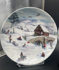 Lenox Plates  american Christmas  Set Of 4 Party Plates New Unboxed