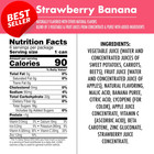 Strawberry Banana 100  Fruit Vegetable Juice 8oz Cans 6 Pack Kids Drink - Us