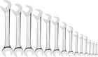 14-piece Premium Angle Open End Wrench Set  Chrome Vanadium Steel