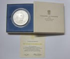 Vintage 1971 Panama 20 Balboas Coin Sterling Silver Proof 2000 Grain W box