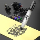 Wireless Rotary Tattoo Machine Kit With 20 Tattoo Cartridge Needles  Ink Set   