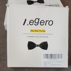 Legero Pre-tied Blue Satin Solid Bow Tie Set W  Pocket Square   Cufflinks