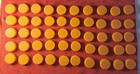 Orange Plastic Bottle Caps Lot Of 50 For Art Craft Projects For Kids Teachers