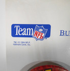  1 Kc Fan Chiefs Team Nfl Hallmark Button Pin 1994 Kansas City Football Vintage