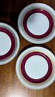 Vintage Warwick 107-- 3 Salad Plates 7   Beautiful Design And Color