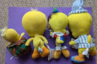 Vintage 90 s Looney Tunes Tweety Bird Plush Lot Ace Tyco Most W Tags Rare Read 