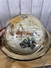 Stunning Gem Stone Globe   Handcrafted With Various Semi Precious Stones   Rare 