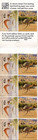 1993 Dinosaurs - Stamp Booklet Barcode 239022 Asda Christmas Dinner Overprint