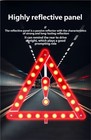 Foldable Emergency Triangle  Roadside Safety Reflector For Car Truck Breakdown