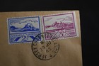 1943 N7   N8 Jersey First Day Cover - Great Britain