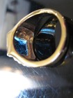 Masonic    Crest Ring   Open Back    Size    9  Usa Made  Gold Plated